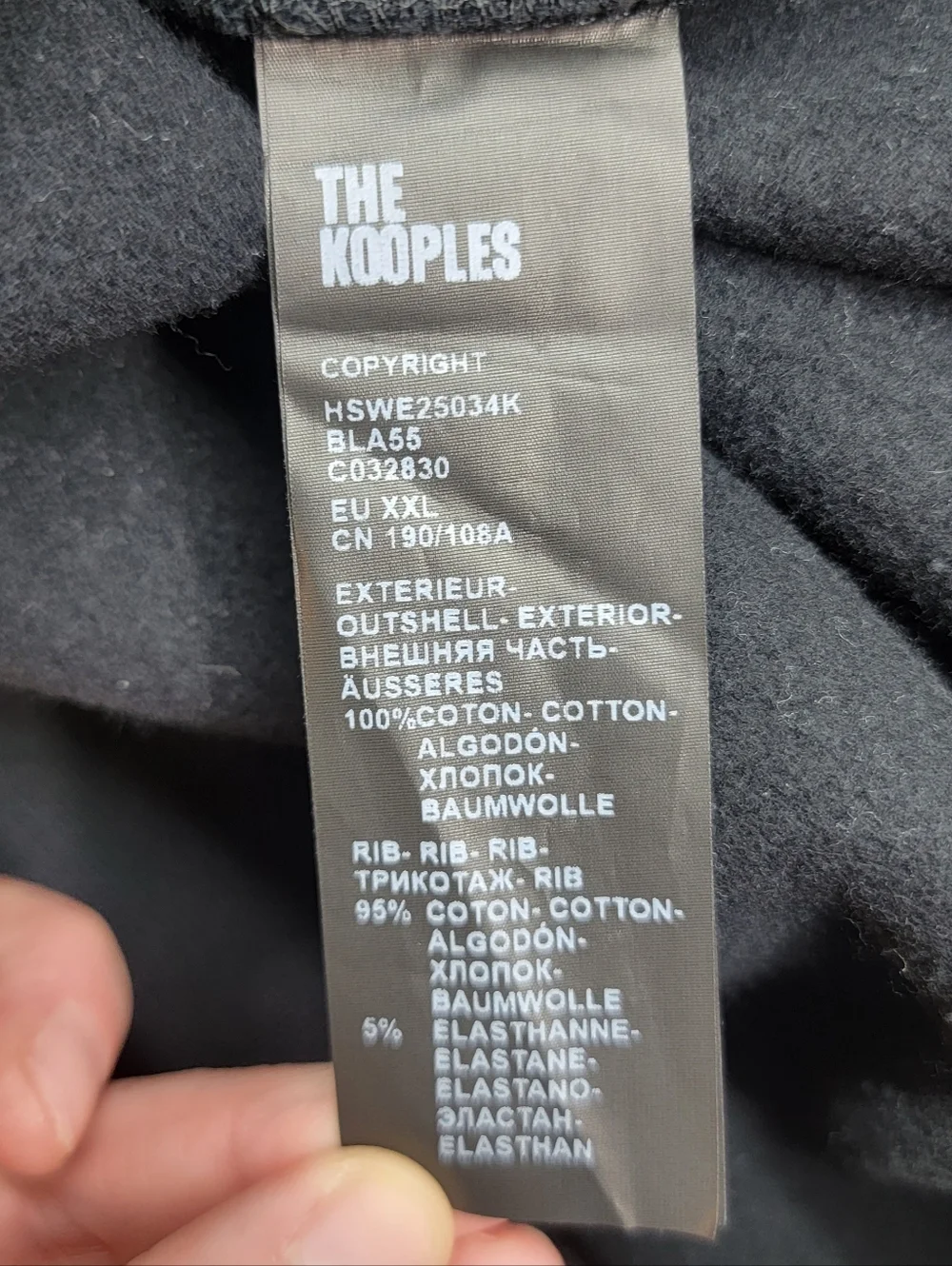 The Kooples NWT-Rock is Dead Crew Neck Pullover Graphic Sweatshirt